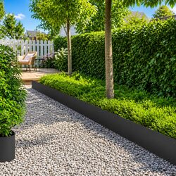 Durable Lawn Edging - 10 Steel Pieces for Your Yard