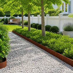 Practical and Stylish Steel Lawn Edging Set of 10