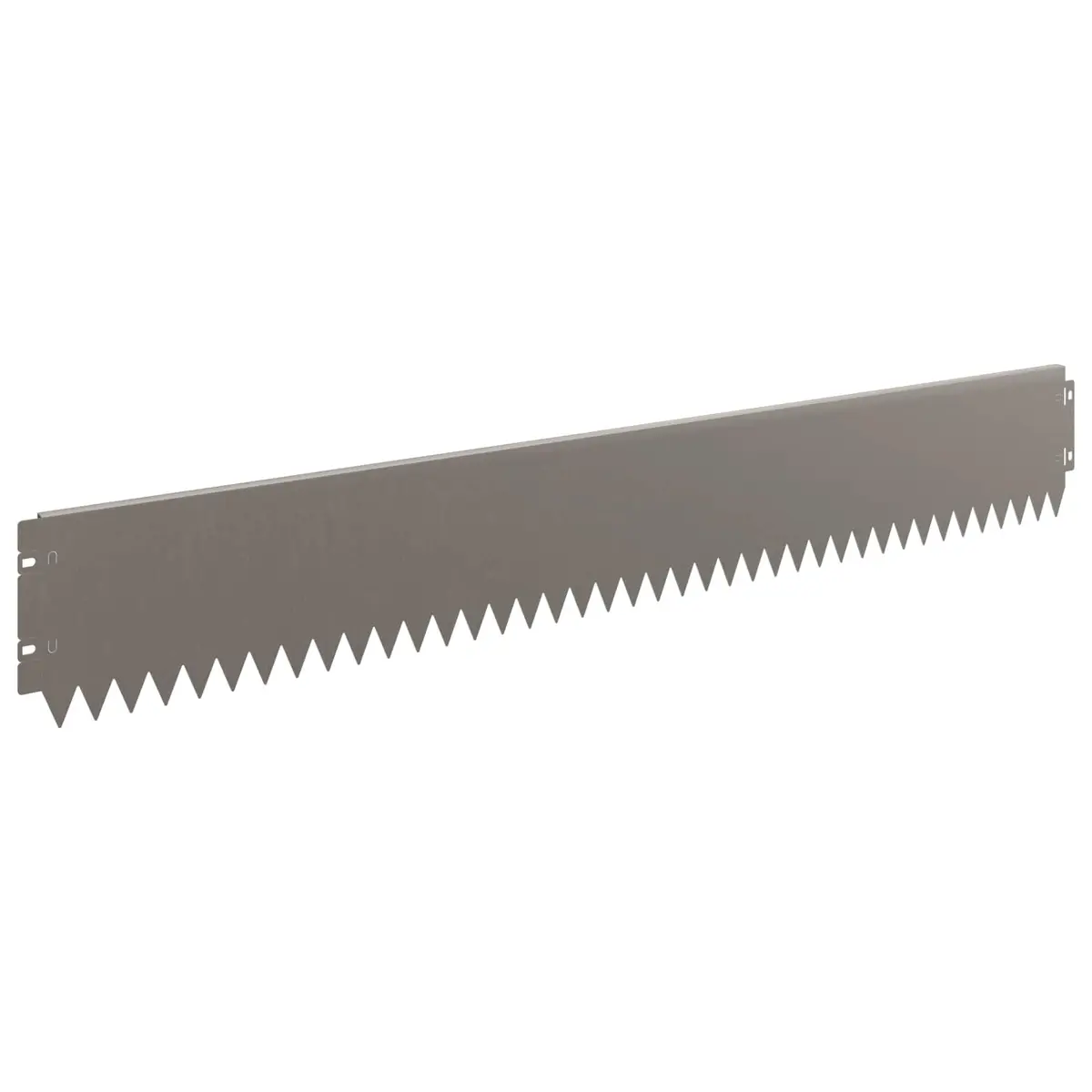Steel Lawn Edge 20 Piece 103x15cm Bent Top Brown