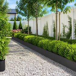 Reliable Lawn Edging – 20 Steel Pieces for Your Garden