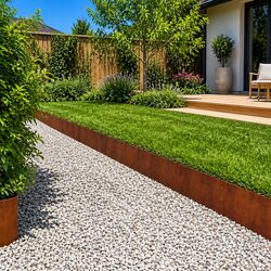 Reliable Garden Lawn Edging - 20 Pcs 100x30cm Steel Panels