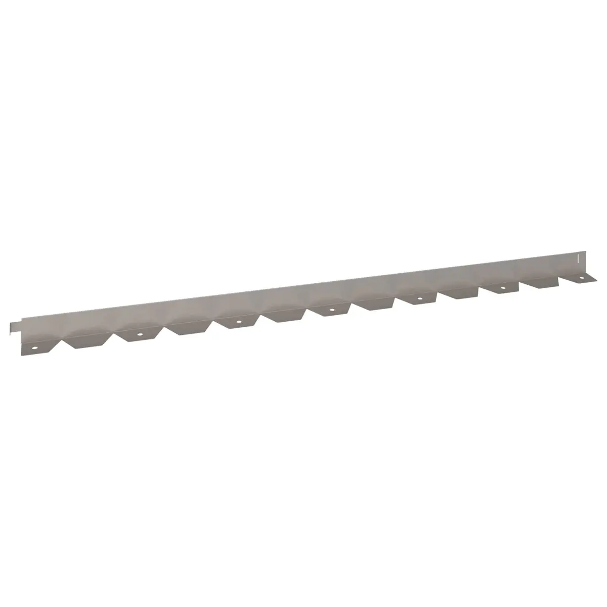 Flexible Steel Garden Edging Rusty Brown Landscape Border 102cm 20 Pieces