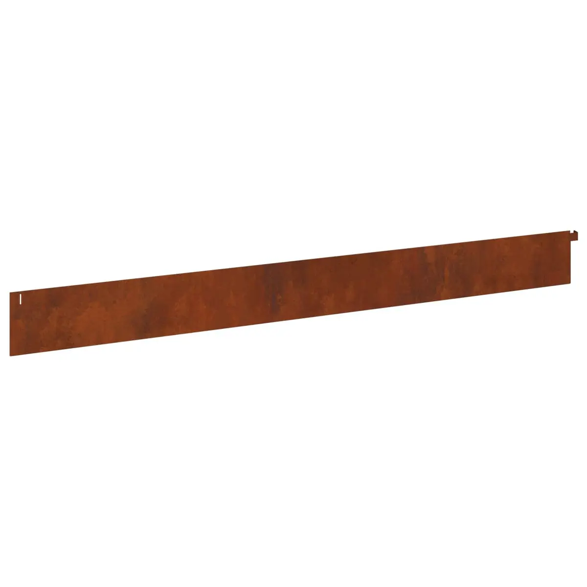 Garden Lawn Edging Flexible Landscape Border 20 Pieces Steel Rusty Brown