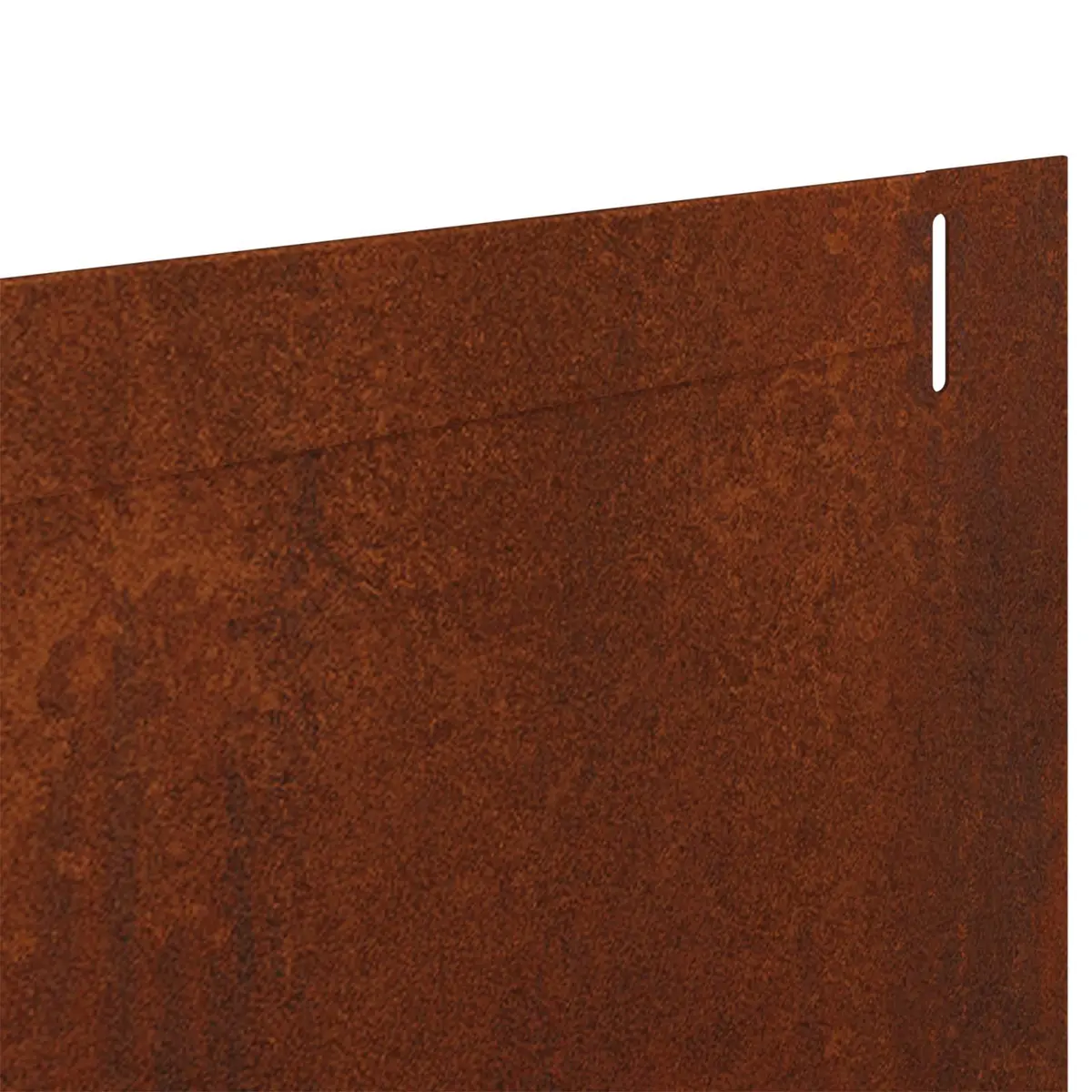 Garden Lawn Edging Flexible Landscape Border 20 Pieces Steel Rusty Brown