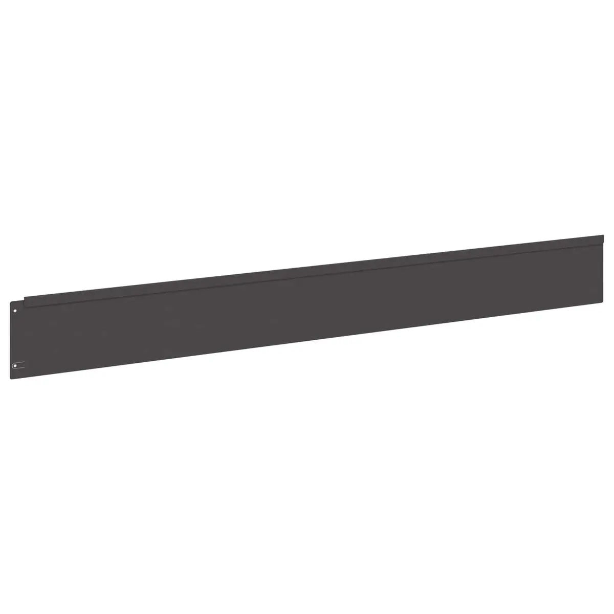 Steel Lawn Edging 100x12cm Black Landscape Border 10 Piece