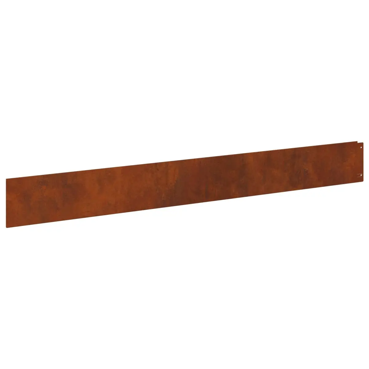 Steel Garden Lawn Edging 10 Piece Border 100x12cm Brown Rusty Landscape