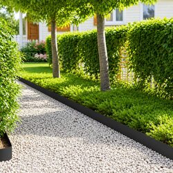 Value-Driven Flexible Lawn Edging - 20 Steel Pieces