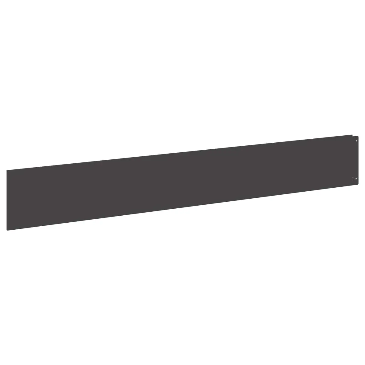 Steel Garden Lawn Edging 100x15cm Black Top Fold 20 Pieces