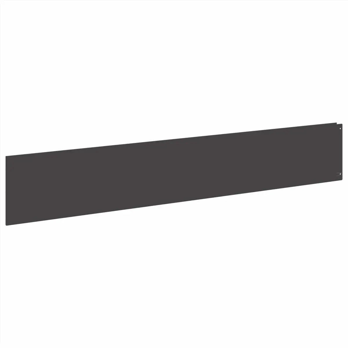 Garden Lawn Edging Steel Landscape Barrier 100x18cm Black 10 Piece