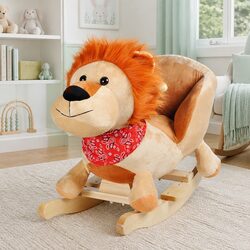 Comforting Plush Lion Rocking Animal for Toddlers