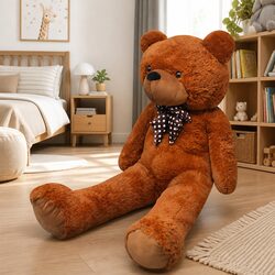Reliable Comfort with Our 135cm Brown Plush Teddy Bear
