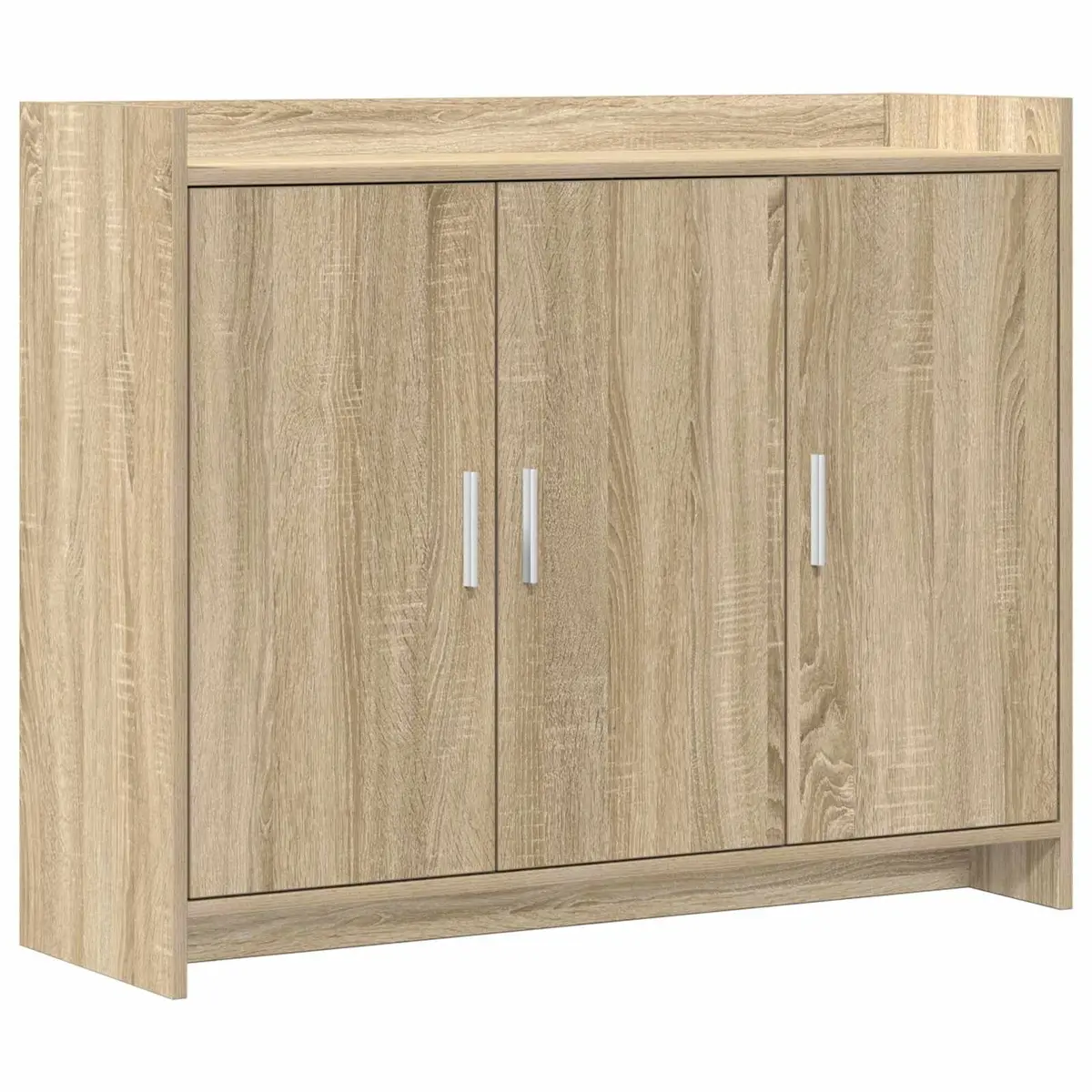 Brown Engineered Wood Sideboard Cabinet