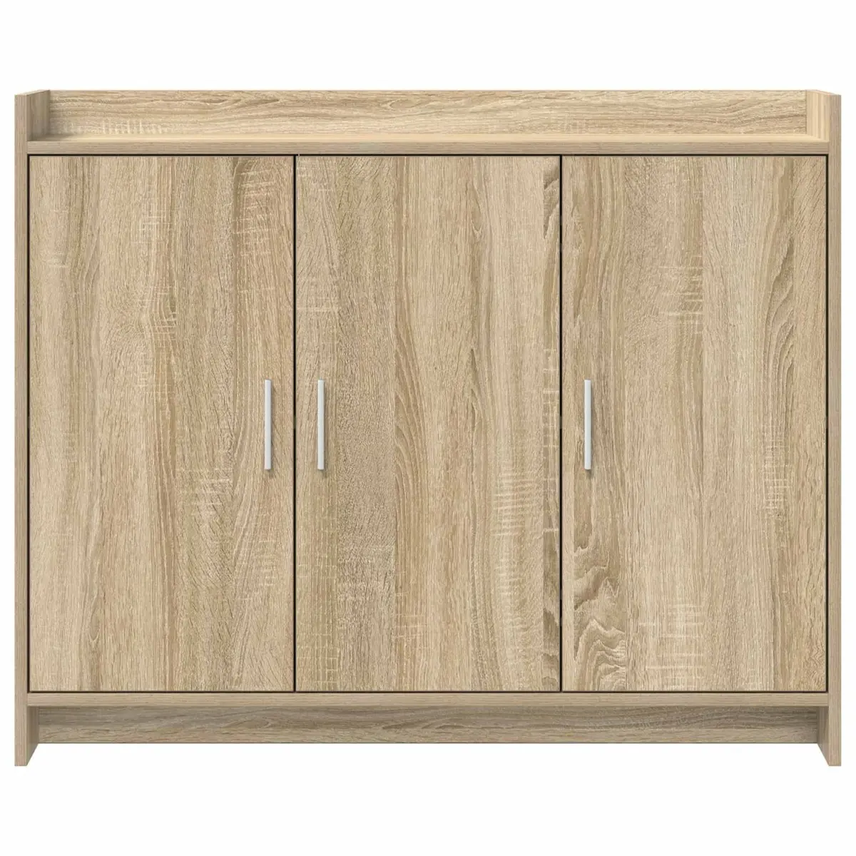 Brown Engineered Wood Sideboard Cabinet
