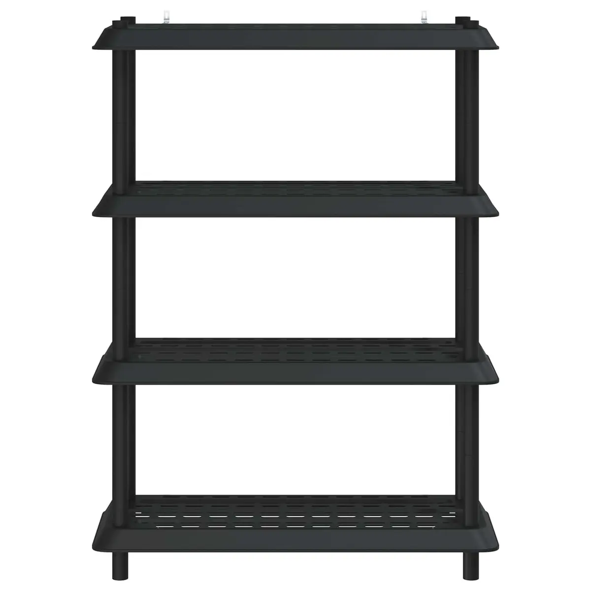 4-Tier Shelving Unit 100 x 40 x 136.5 cm Storage Rack Indoor Outdoor Display