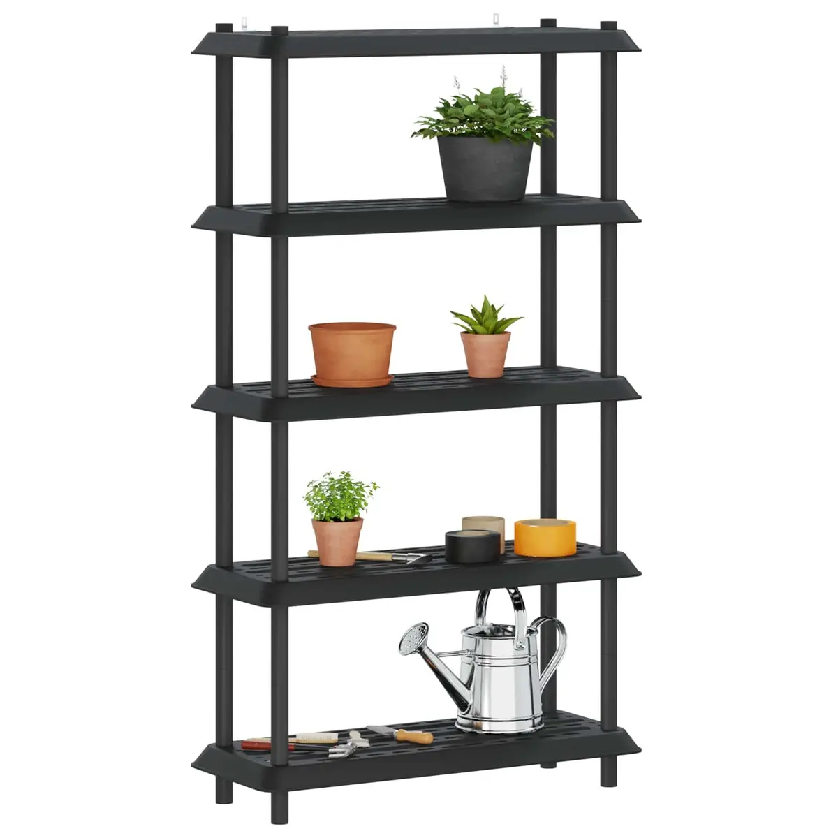 5-Tier Shelving Unit Storage Rack 100 x 40 x 177 cm Anthracite