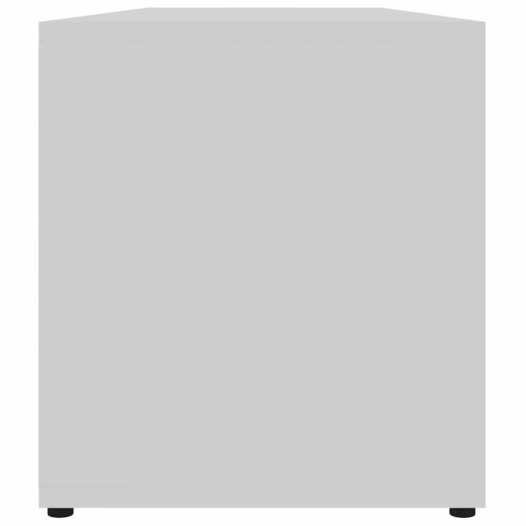 TV Cabinet Media Storage Unit Engineered Wood White 120 x 34 x 37 cm