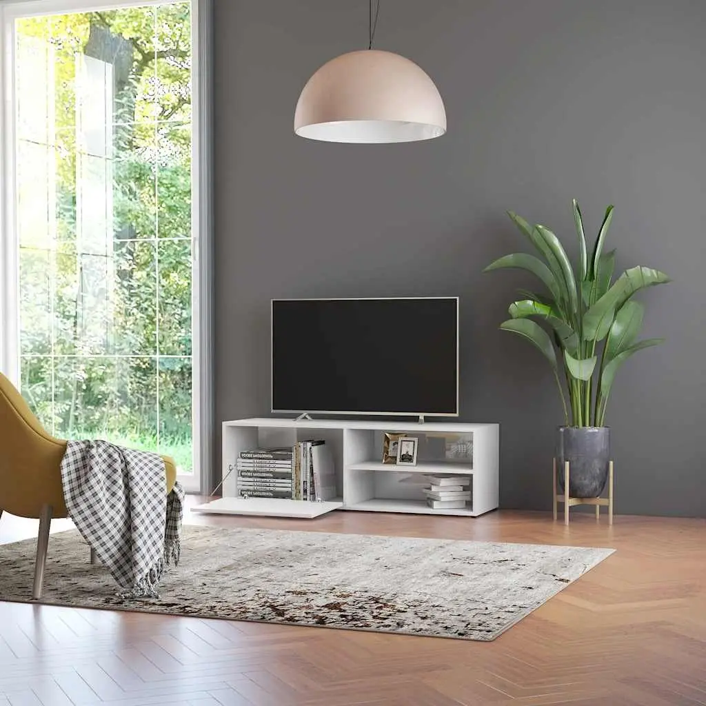 White High Gloss TV Cabinet