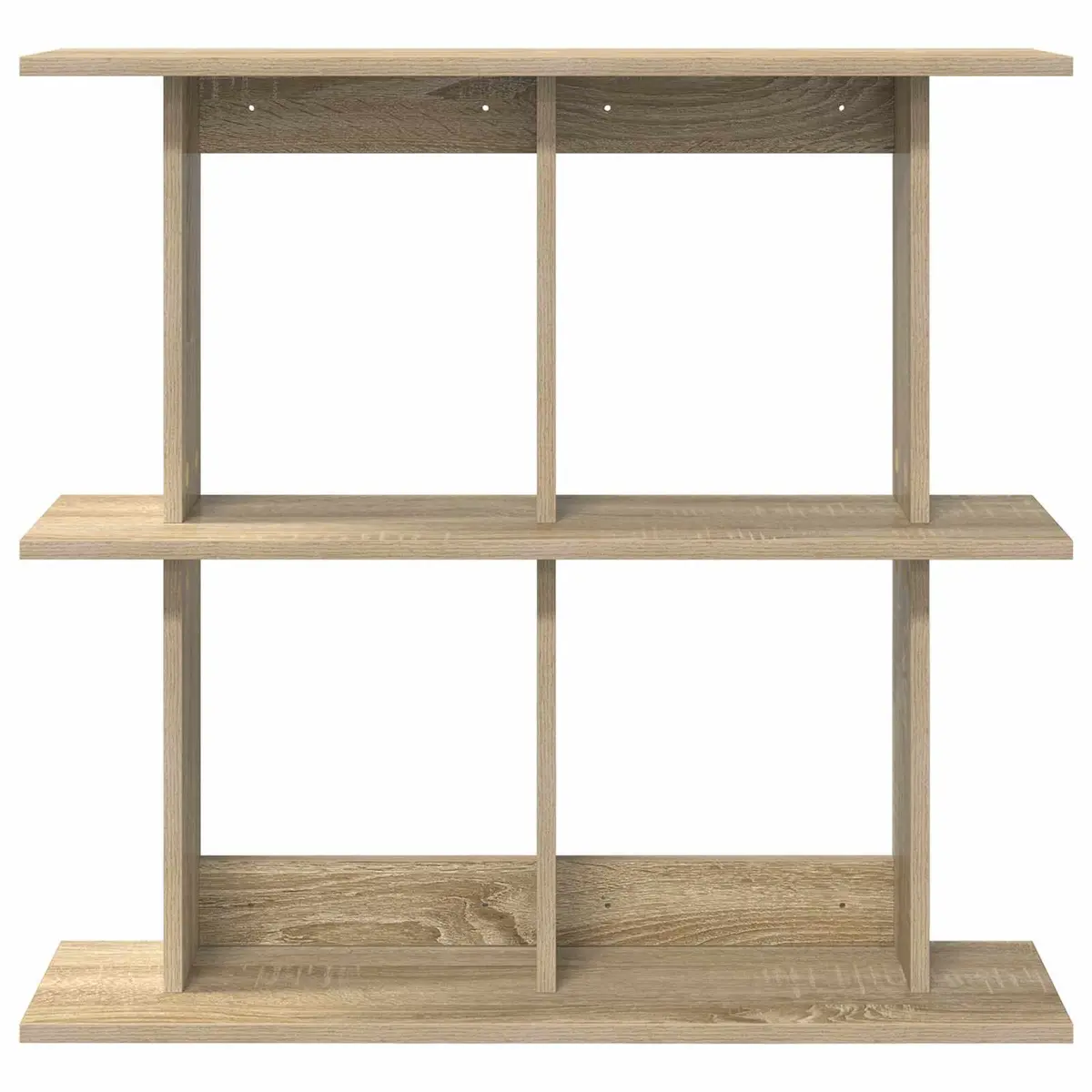 Wall Shelf Wall-Mounted Storage Shelving 80cm Brown Sonoma Oak
