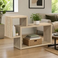 Wall Shelf Wall-Mounted Storage Brown Modern Living Room Bedroom Décor