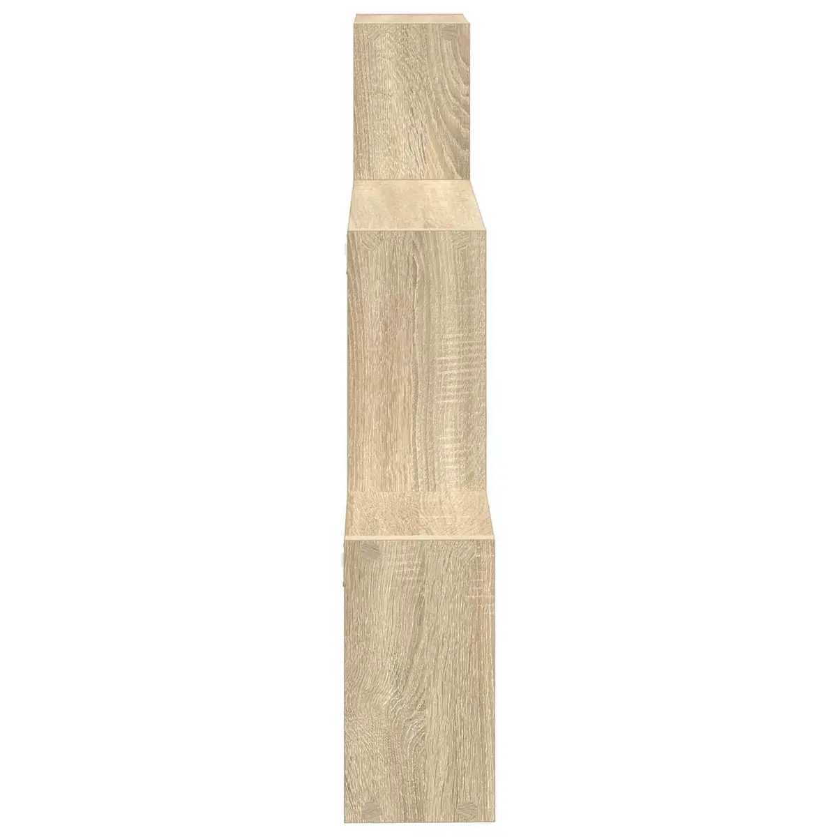 Wall Shelf Wall-Mounted Storage 91.5 x 15 x 76 cm Brown Sonoma Oak