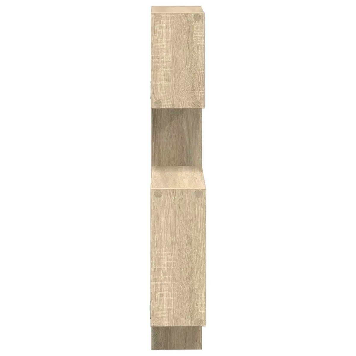 Brown Sonoma Oak Wall Cube Shelves for Storage