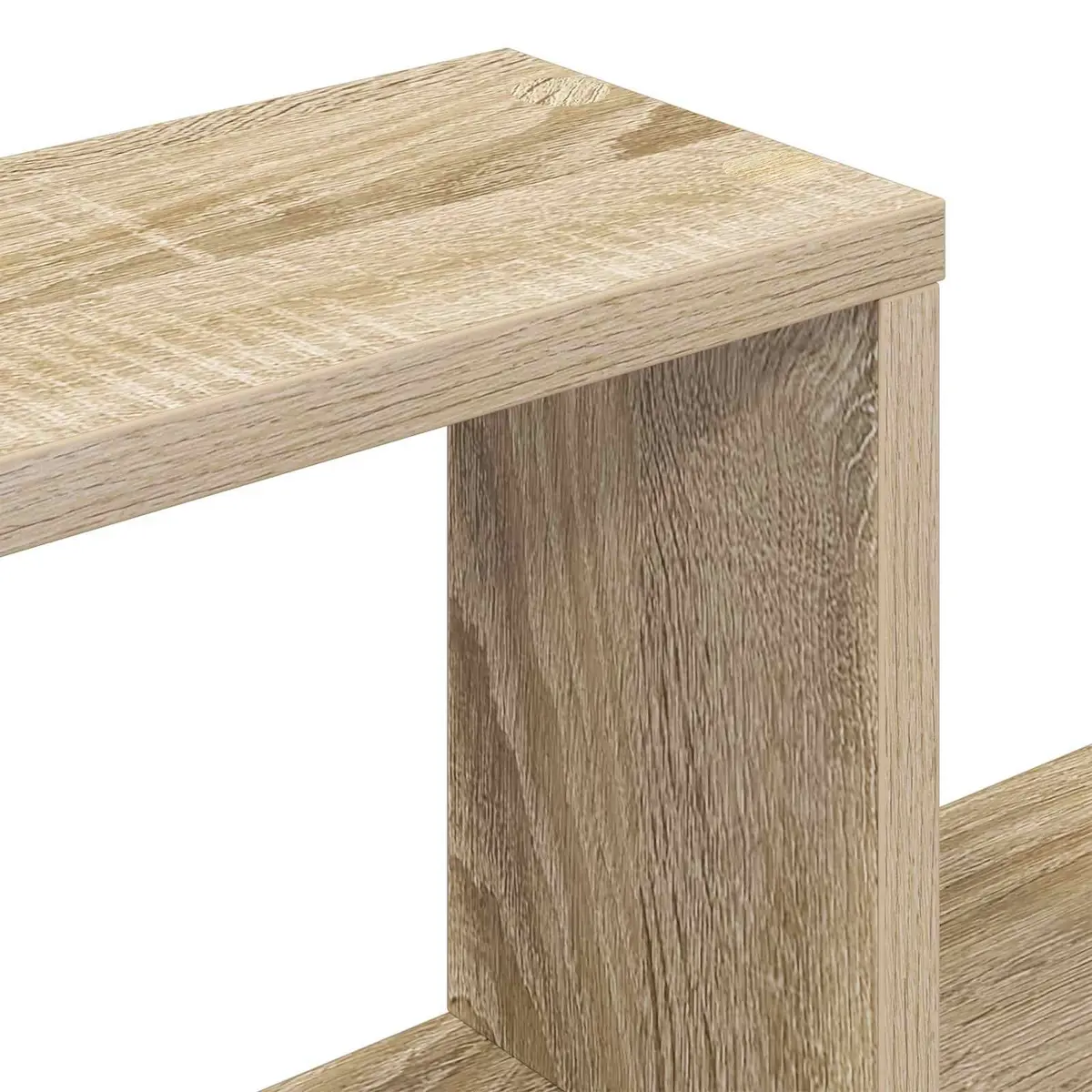 Brown Sonoma Oak Wall Cube Shelves for Storage