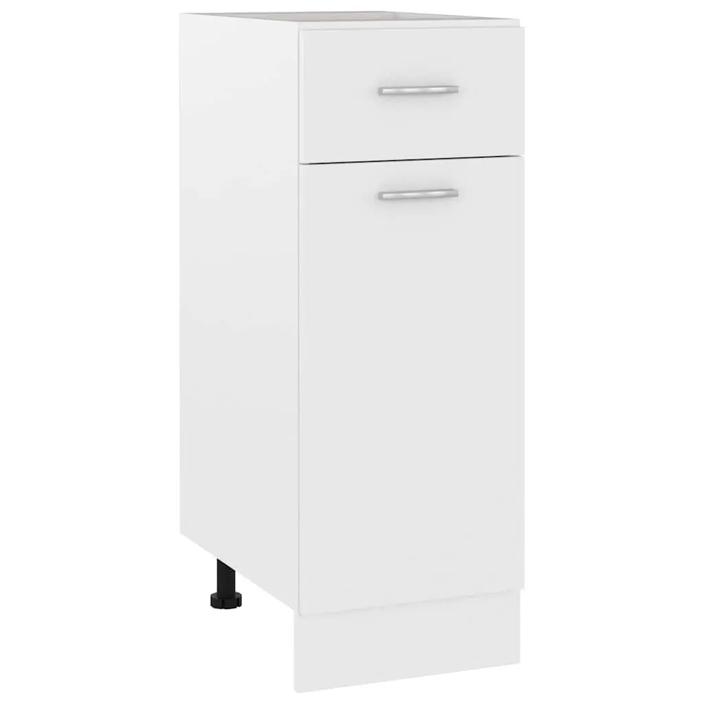 White Drawer Cabinet for Storage Needs 30x46x81.5cm