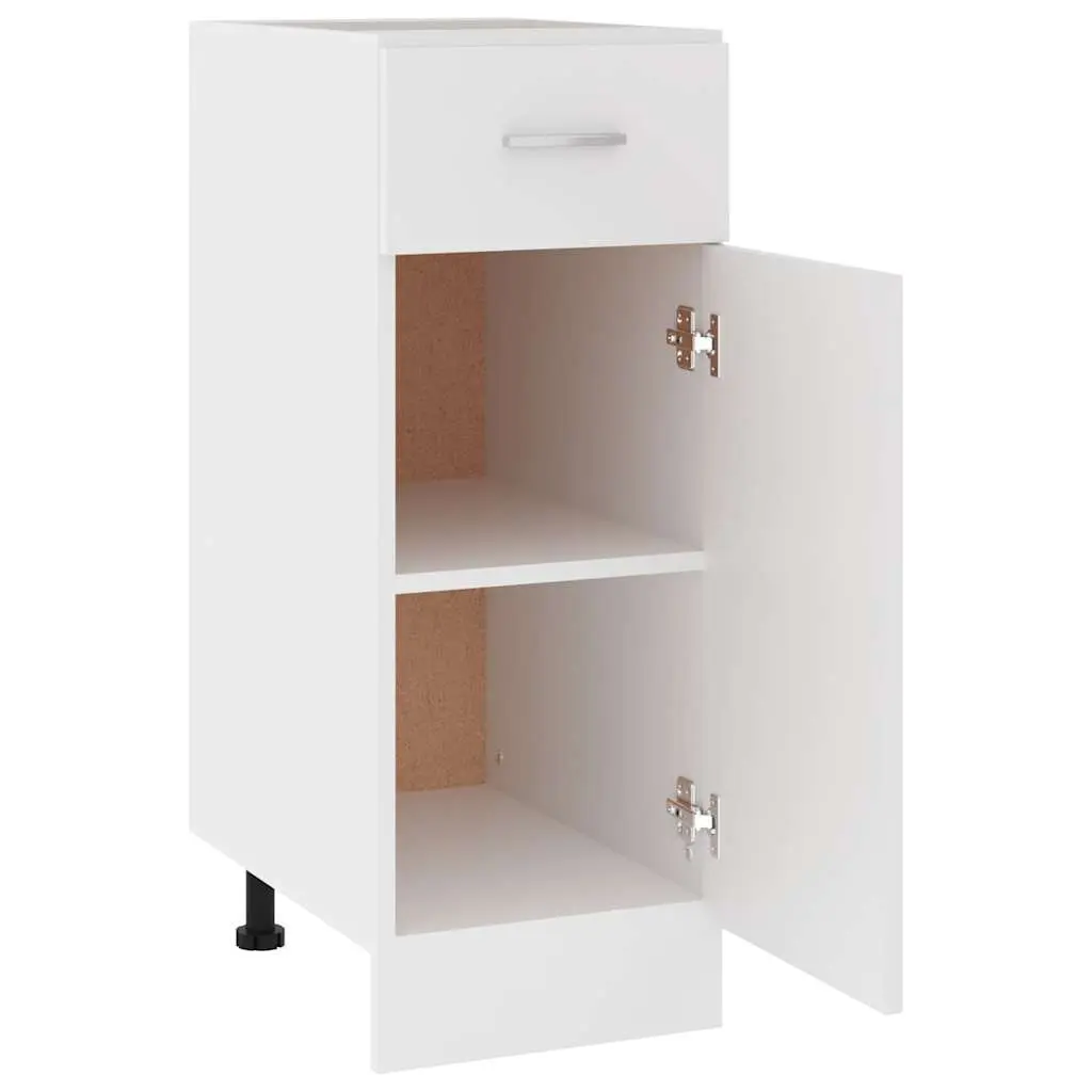 White Drawer Cabinet for Storage Needs 30x46x81.5cm
