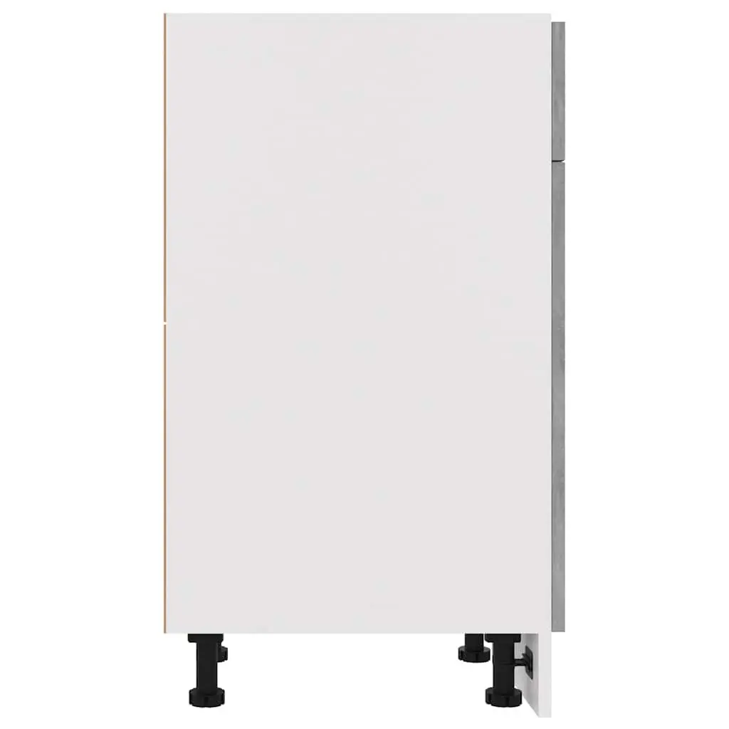 Cabinet Storage Cupboard Drawer Grey 30W x 46D x 81.5H cm