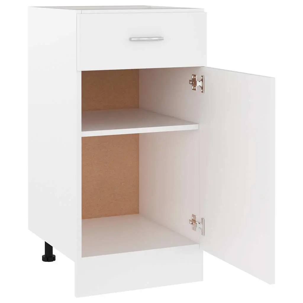 White Kitchen Storage Sideboard 40x46x81.5cm