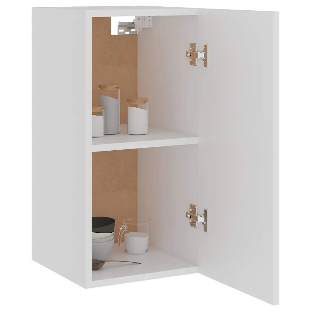 White Wall-Mounted Kitchen Cabinet Storage Unit 29.5x31x60cm