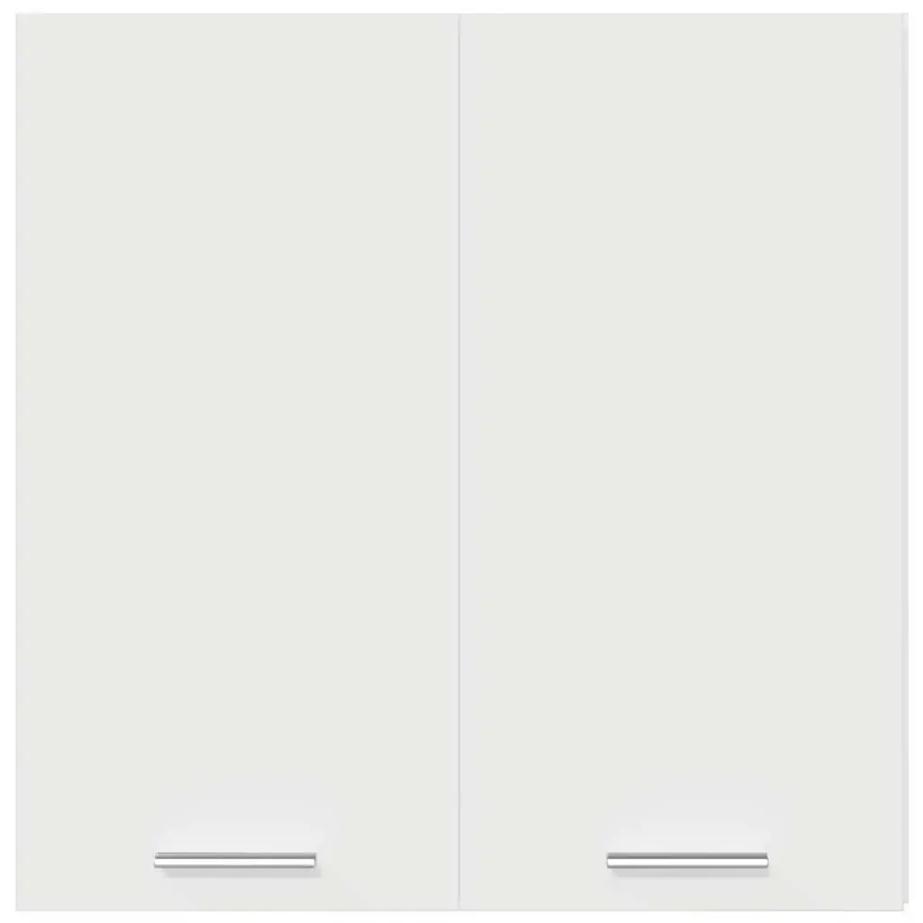 Hanging Kitchen Cabinet Wall-Mounted Storage 60cm White Engineered Wood Shelves