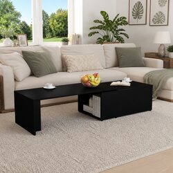 A Practical Black Coffee Table That Adds Value to Your Home