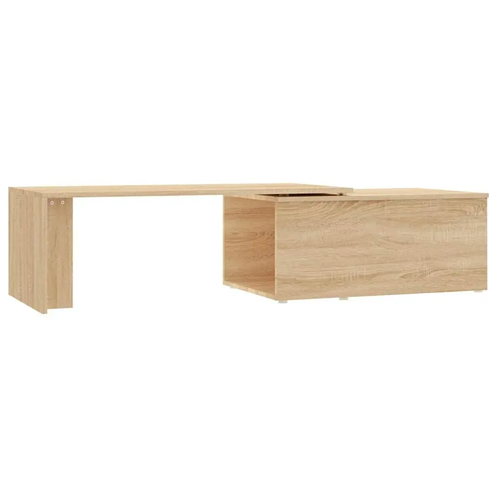 Coffee Table Brown Engineered Wood Living Room Furniture 150x50x35cm