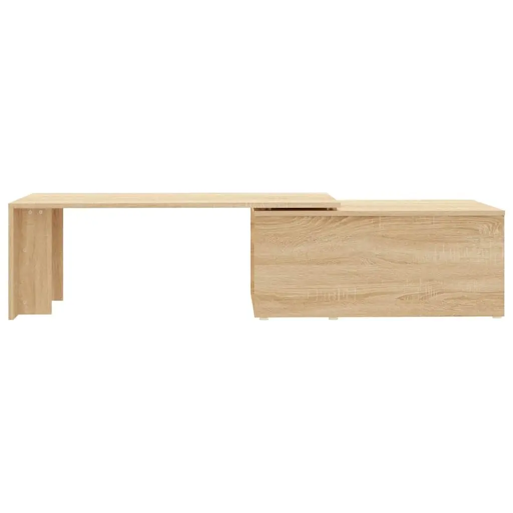 Coffee Table Brown Engineered Wood Living Room Furniture 150x50x35cm