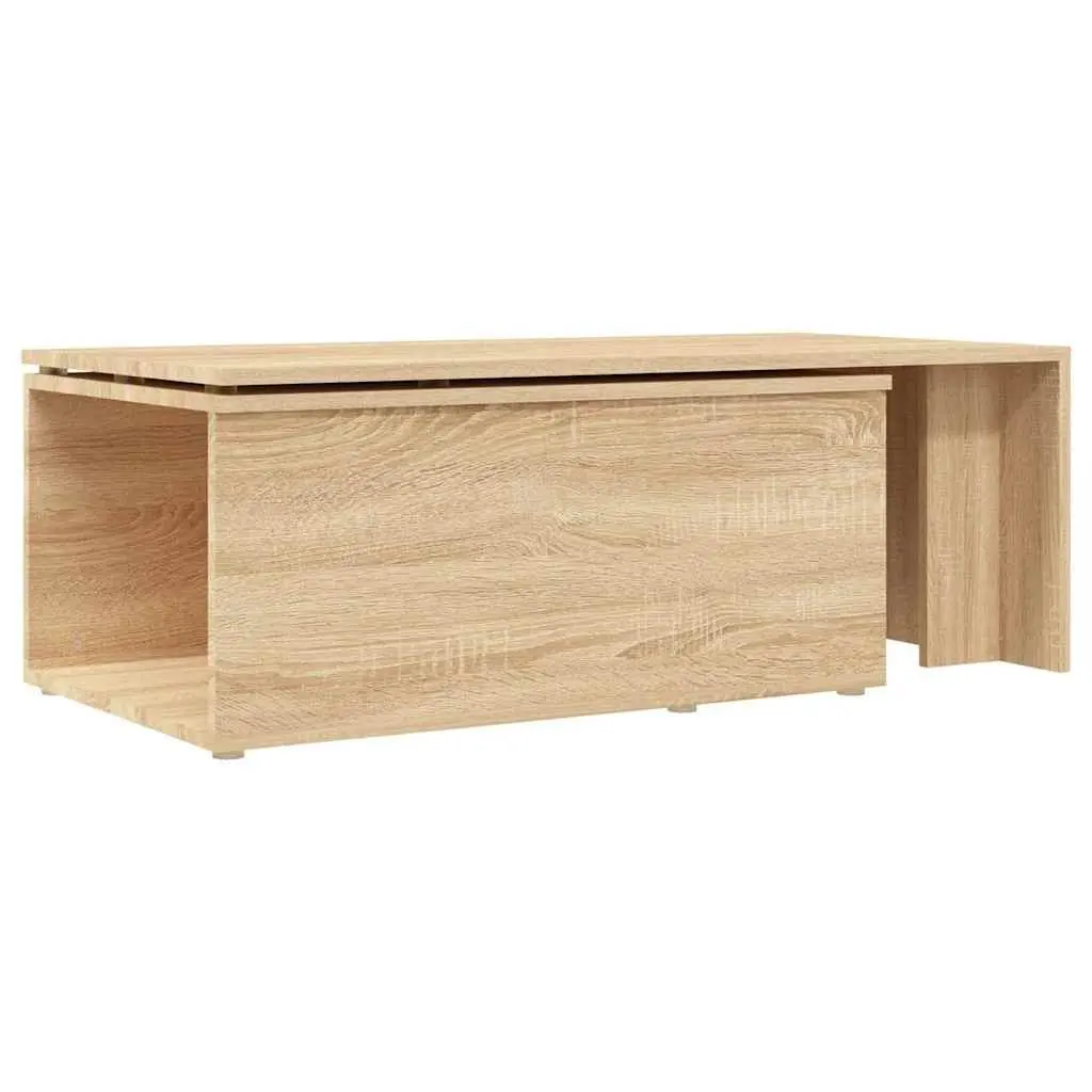 Coffee Table Brown Engineered Wood Living Room Furniture 150x50x35cm