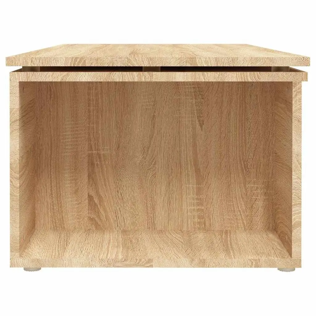 Coffee Table Brown Engineered Wood Living Room Furniture 150x50x35cm