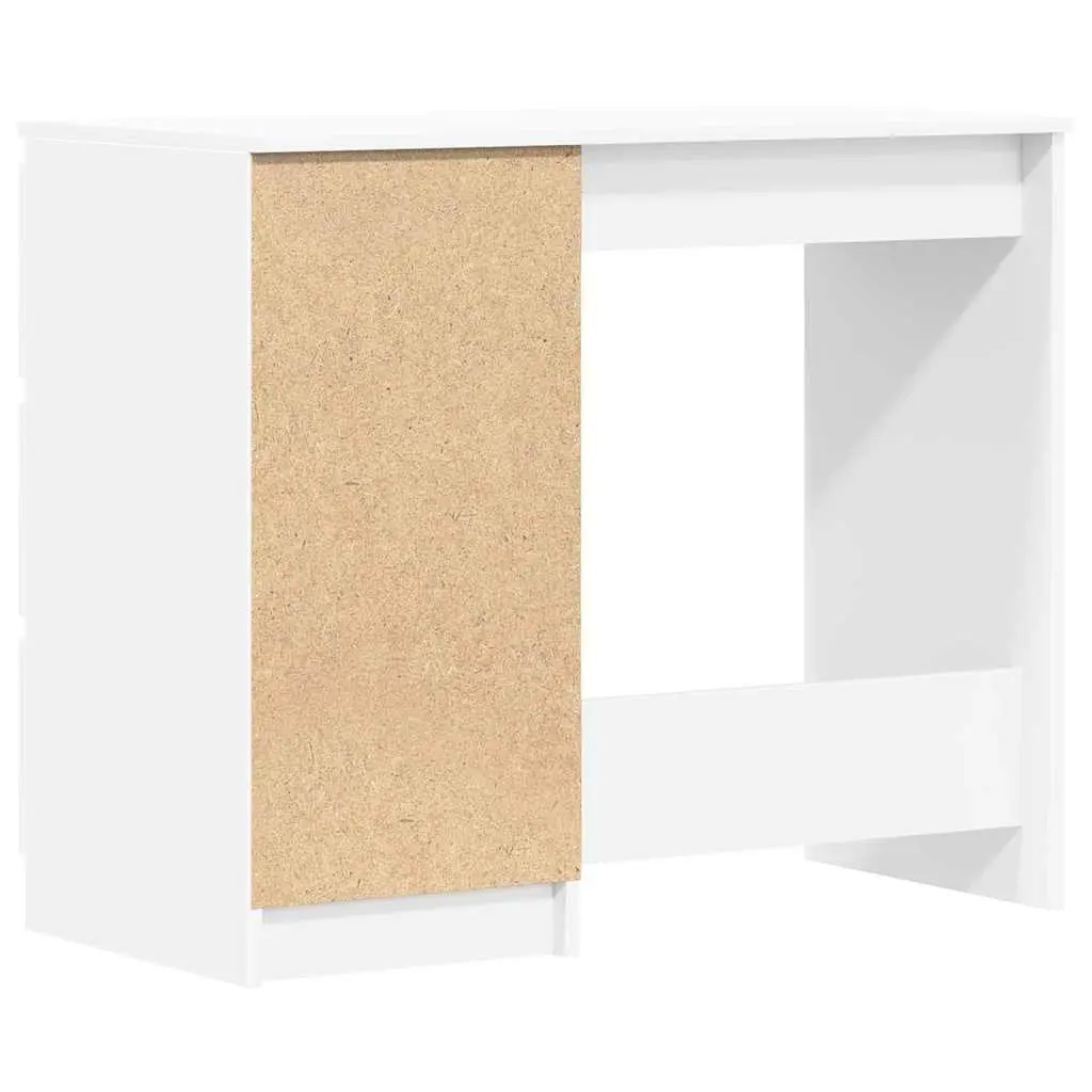 Office Desk Engineered Wood 90cm White Workstation Study Table