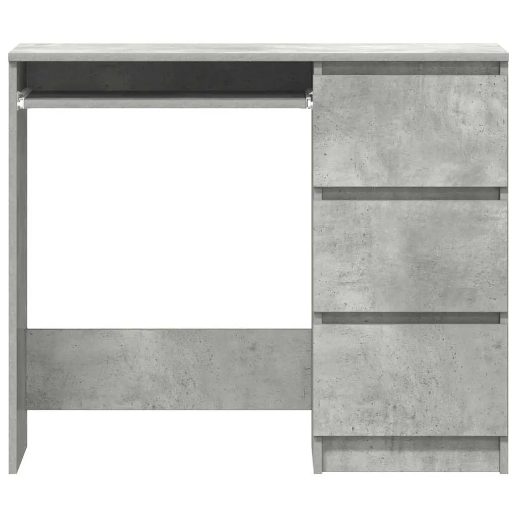 Concrete Grey Desk, 90cm