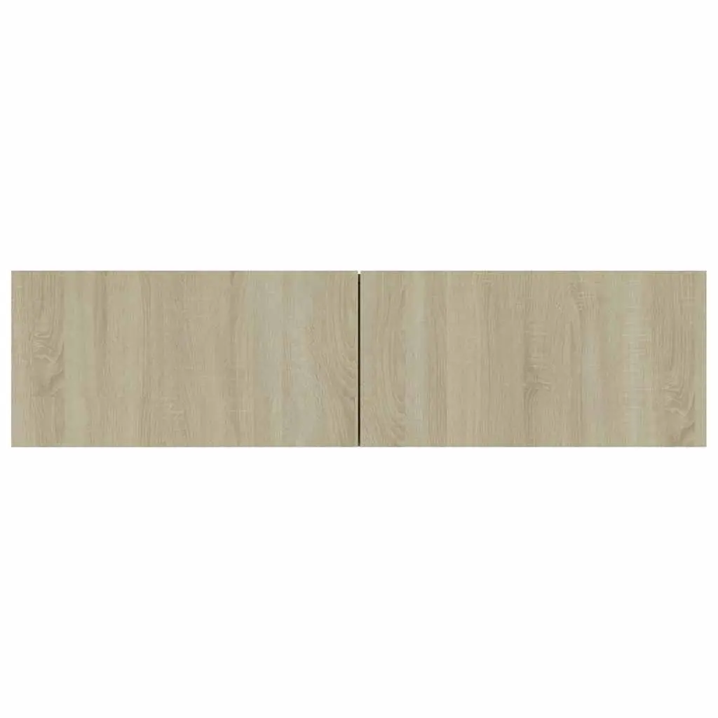 Wall-Mounted TV Cabinet Storage Unit Brown 120x30x30 cm Drop-Down Doors