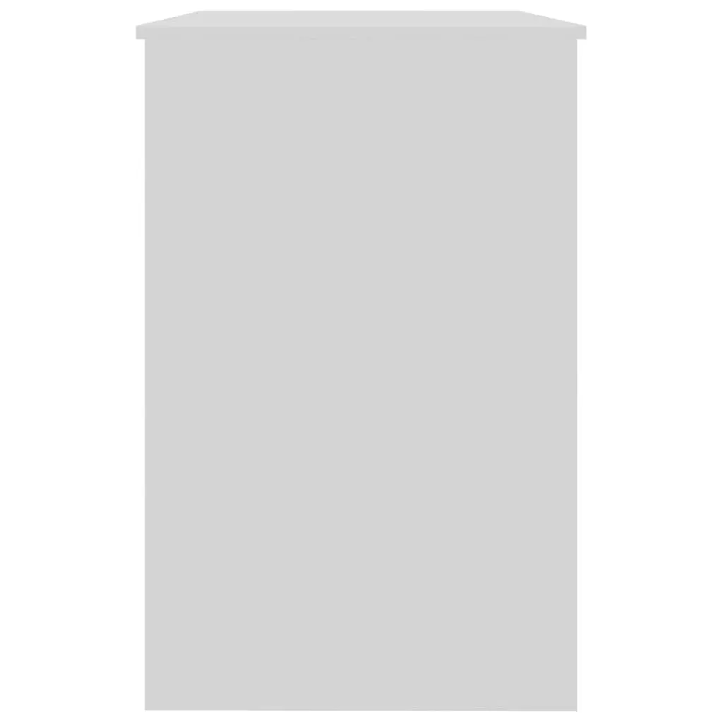 Office Desk Writing Table 100x50x76 cm White with Storage Cabinet