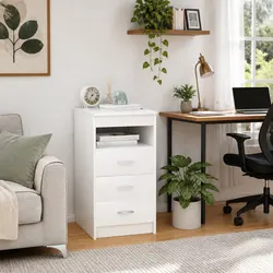 Compact 3-Drawer Storage Cabinet for Everyday Use