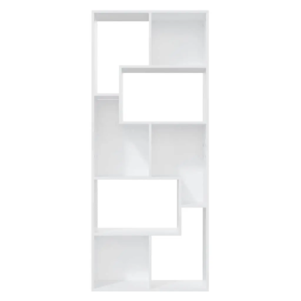 Book Cabinet Storage Unit Organiser 67x24x161 cm White