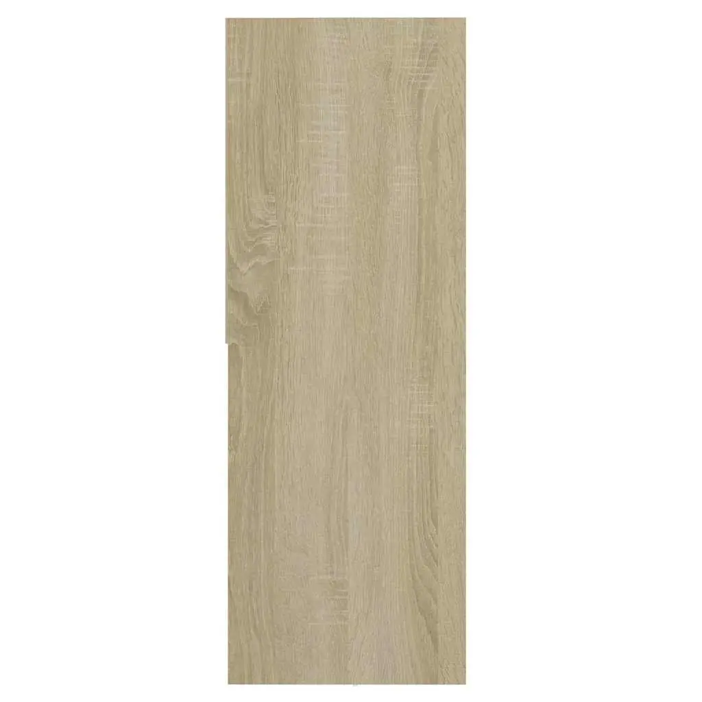 Book Cabinet Storage Unit Engineered Wood 67L x 24W x 161H cm Brown Sonoma Oak