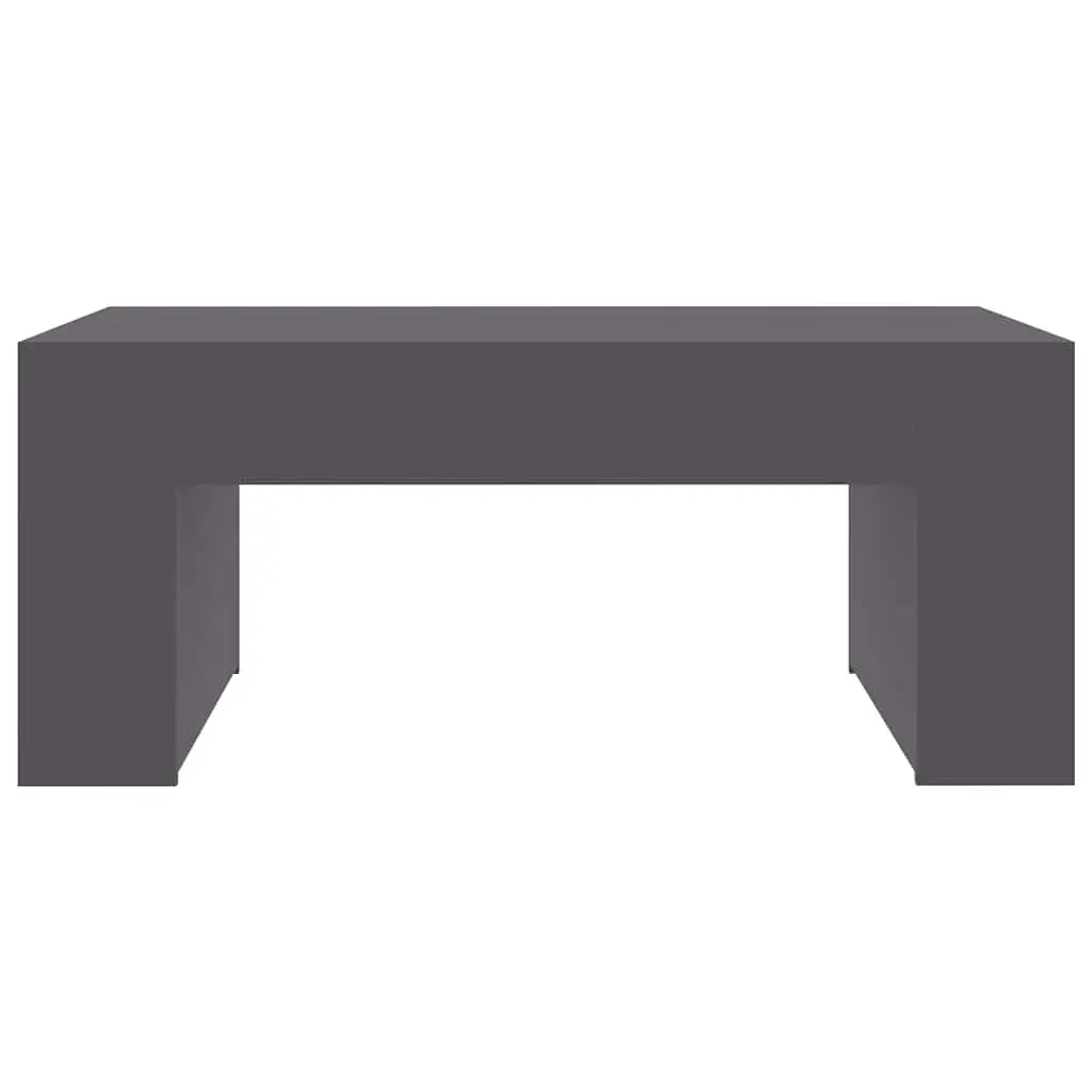 Coffee Table Grey Engineered Wood Living Room Furniture 100x60x42cm