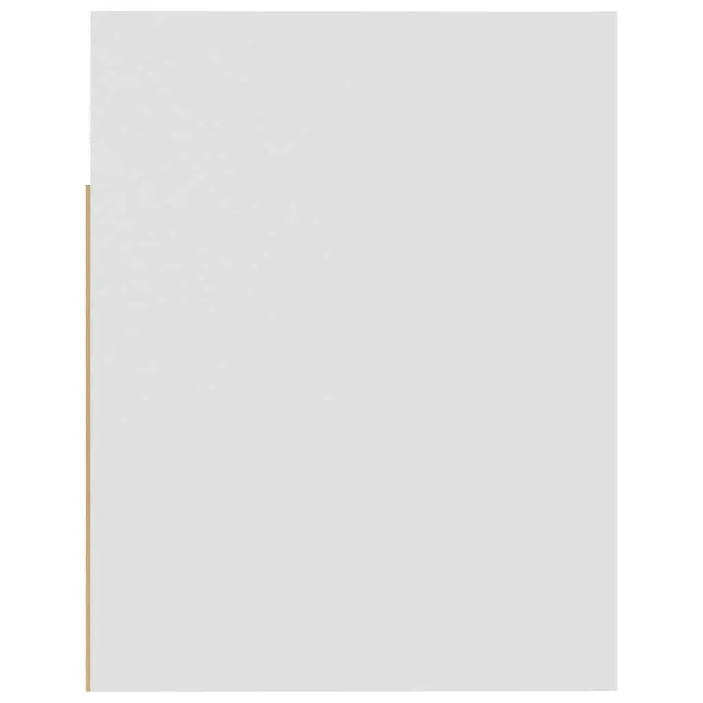 White Hanging Kitchen Cabinet Storage Engineered Wood Shelf Flip-Up Door