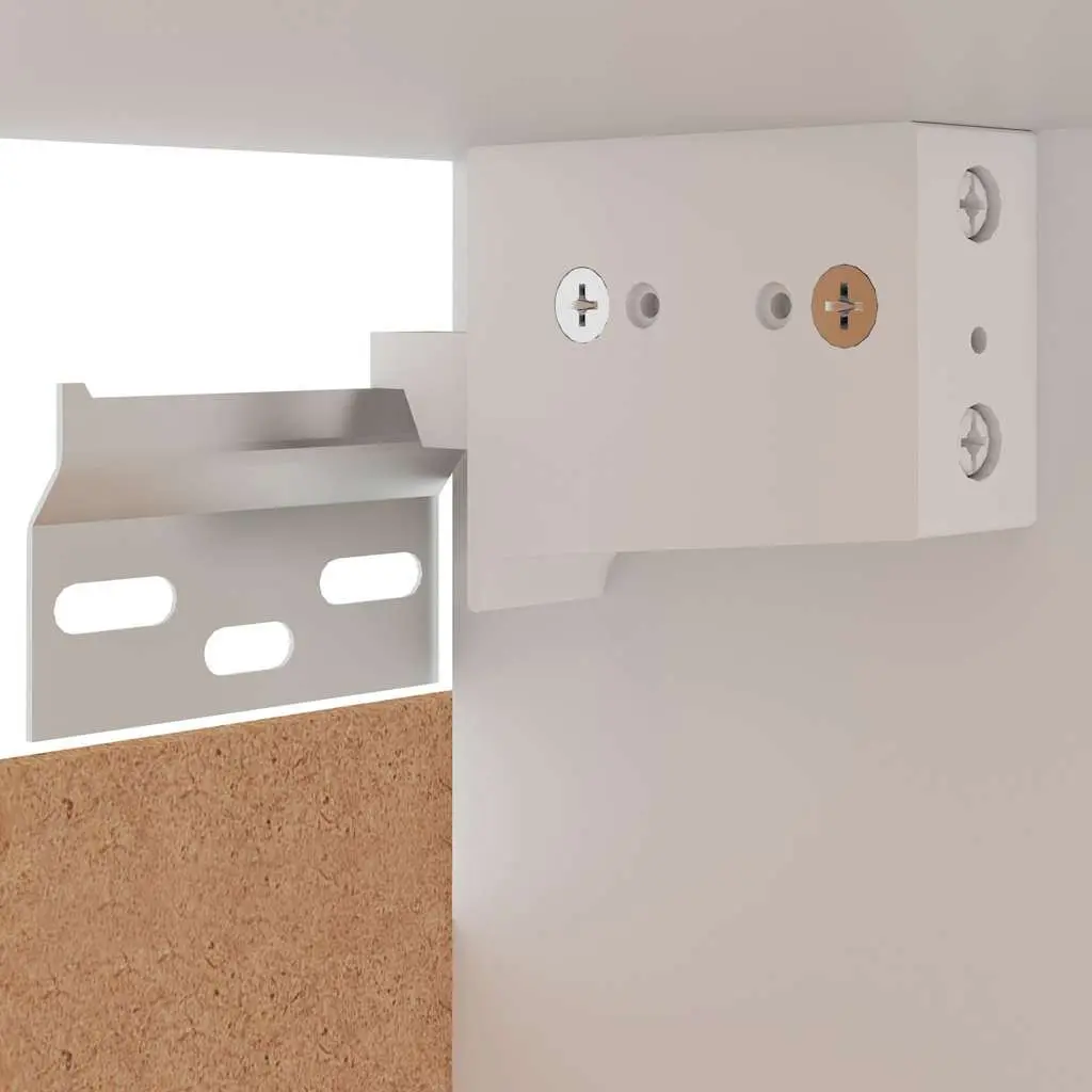 White Corner Cabinet for Kitchen Organization