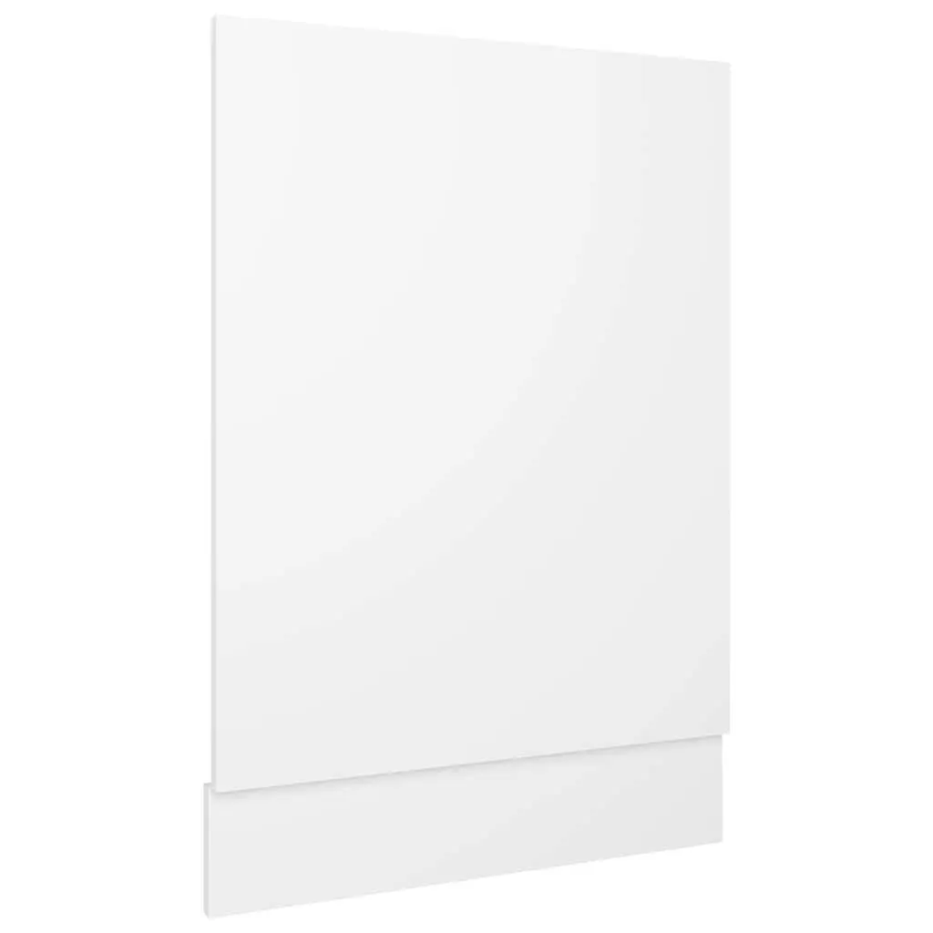 Dishwasher Front Panel White 45x3x67 cm Kitchen Cabinet Appliance Cover