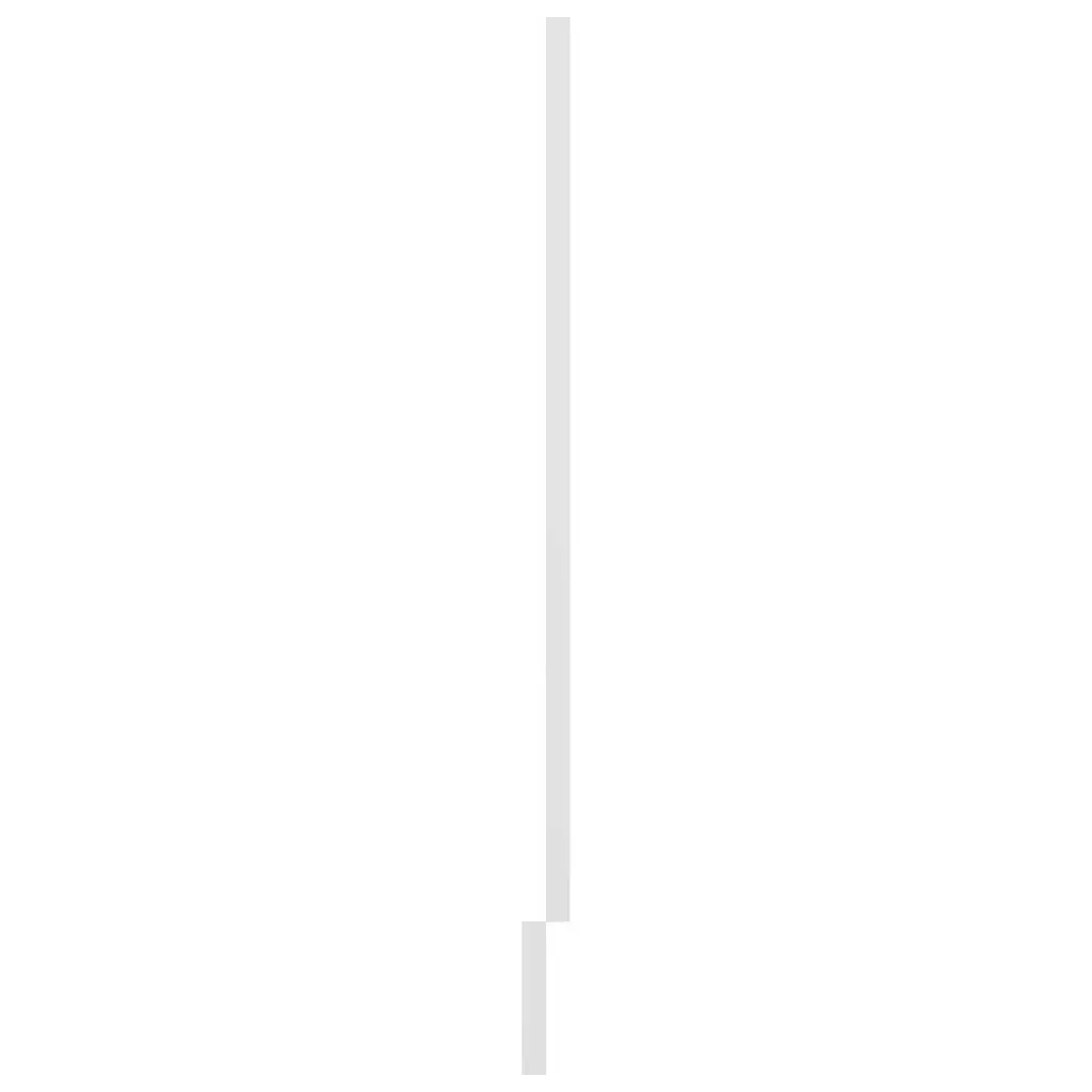 Dishwasher Panel White High Gloss Kitchen Cabinet Front Cover Engineered Wood