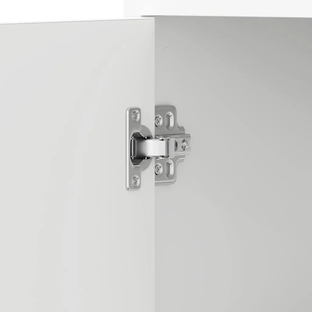 Bathroom Cabinet Storage Vanity Unit 30x30x183.5 cm White
